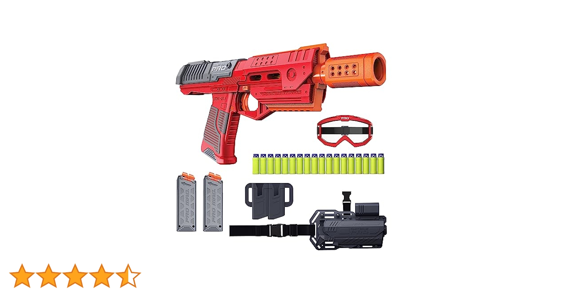 DART ZONE Pro-Series MK-2.1 Dart Blaster, Toy Foam Blaster